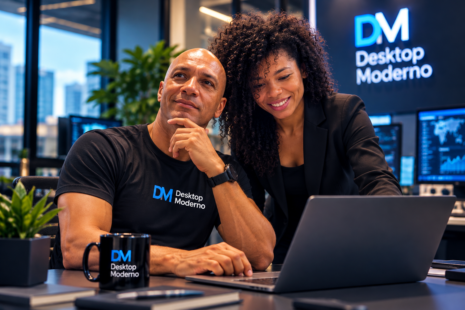 Atendimento de TI com a equipe Desktop Moderno
